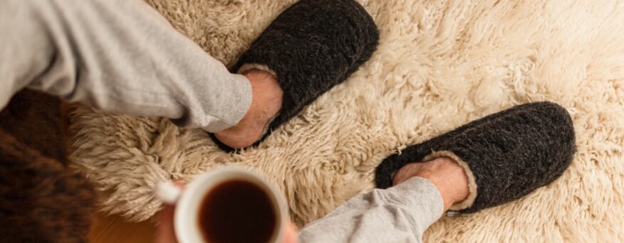 Woollen slippers