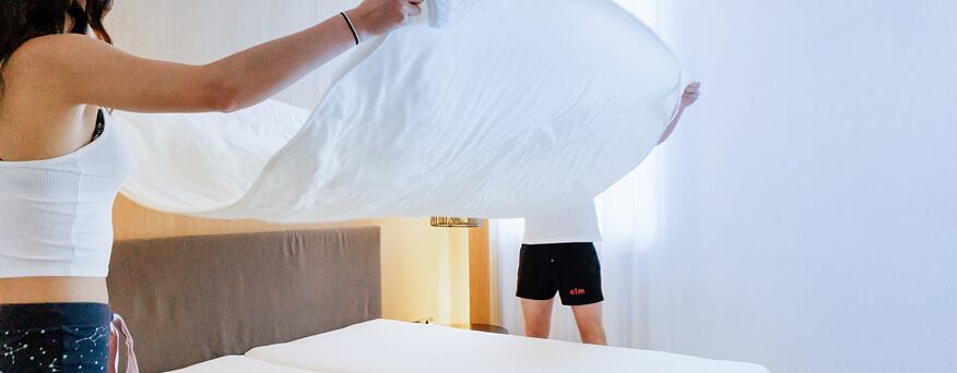 Double mattress toppers