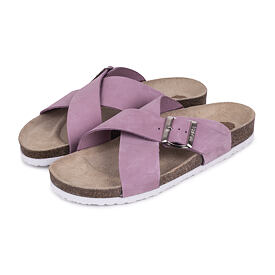 Women's anatomical cork slip-ons Martina Pink