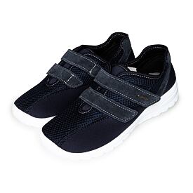 Women's breathable orthopedic sneakers with velcro Blue