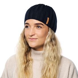 Woolee Wool Hat V34 Dark Blue