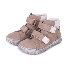 Kids’ Pepe Leather Velcro Sneakers Brown