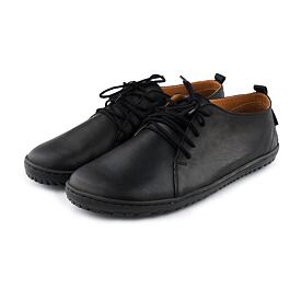 Men’s Oleg Leather Barefoot Shoes Black