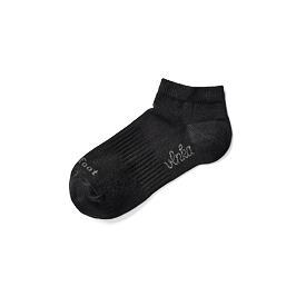 Cotton Barefoot Ankle Socks Black