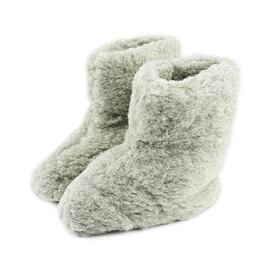 Wool TV Slipper Boots Green