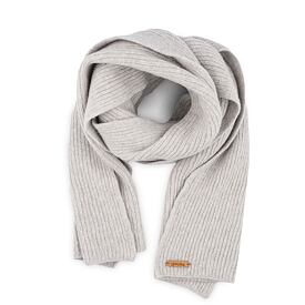 Woolee Wool Scarf B07 Light Grey