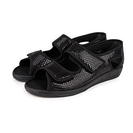 Women's bandage sandals for bunions Marina black