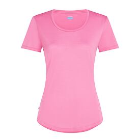 Women's T-shirt Merino Blend 125 Cool-Lite Sphere SS Scoop Tee Icebreaker Pop