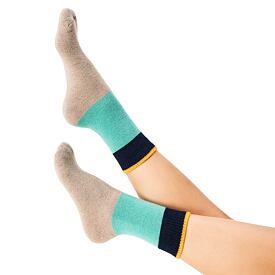 Merino Sheep Socks with Cashmere Beige