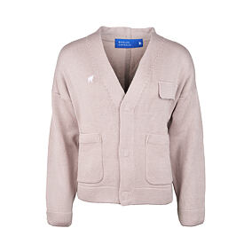 Merino Woolee Capsule wool cardigan beige