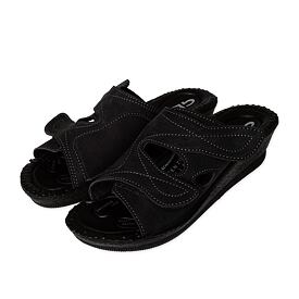 Women's gel insole slippers for bunions Milada Black