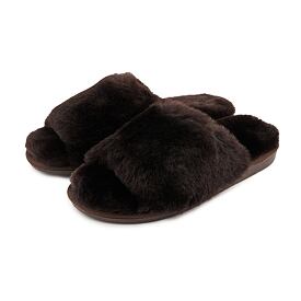 Women’s Dora Wool Slippers Brown