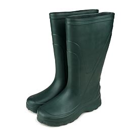 Men's high wellies with wool insole green