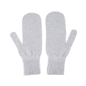 Vlnka Woolen Mittens P01 Light Grey