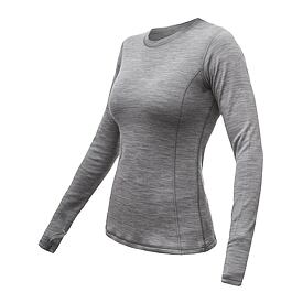 Women’s Sensor Merino Bold Performance Top Cool Grey