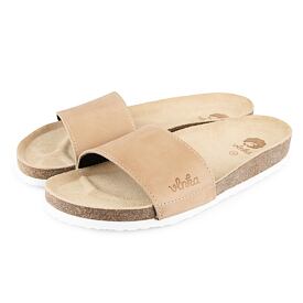 Women's Trepky Orthopaedic Cork Sliders Cream