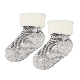 Kids’ Merino Wool Terry Socks White