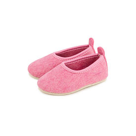 Children's wool felt slippers Mika pink
