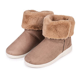 Women's Lucie Winter Ankle Boots with Wool Lining Light Brown