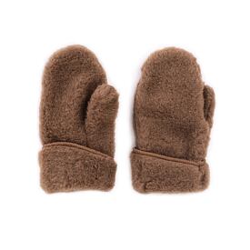 Wool Mittens Brown