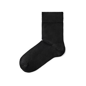 Loose Top Cotton Socks Black