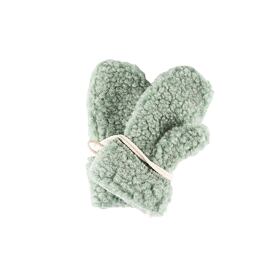 Children's Sheep Wool Mittens Green