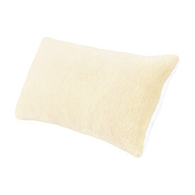 Reversible pillow with sheep wool and Cool 80x40 cooling side