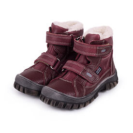 Kids’ Bobo Winter Boots with Sheep Wool Red