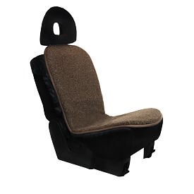 Wool Car Seat Cover Brown