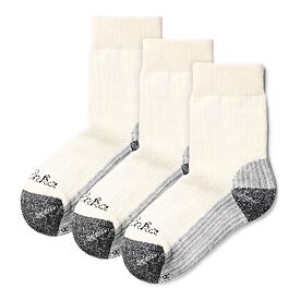 3 pairs Merino Loose Top Wool Socks Cream