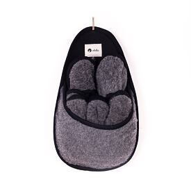 Set of Slippers for Guests Dark Grey