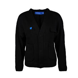 Merino Woolee Capsule wool cardigan black