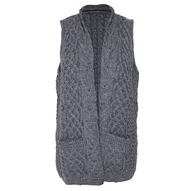 Women’s Vlnka Wool Vest Dark Grey