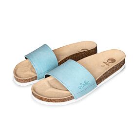 Women's Trepky Orthopaedic Cork Sliders Blue