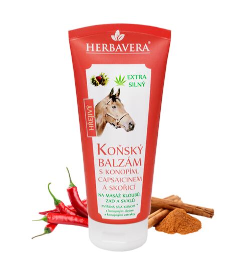 Horse Balm with Hemp, Capsaicin and Cinnamon 200 ml