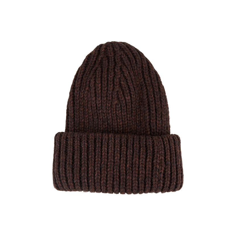 Hat with sheep wool Vlnka V28 brown
