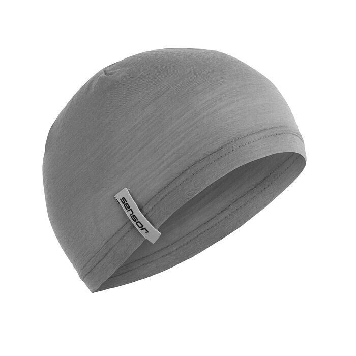 Sensor Merino Active Under Wool Hat Grey