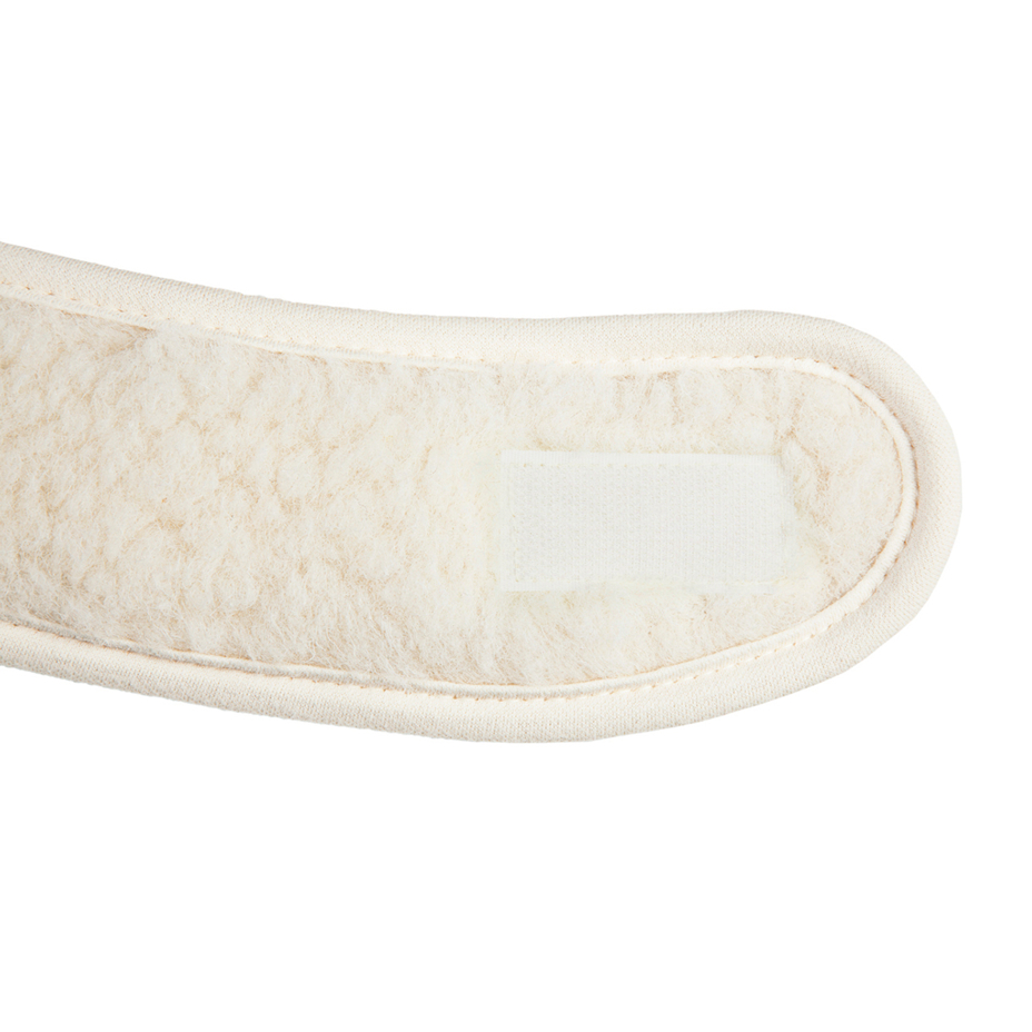 Merino wool neck warmer natural