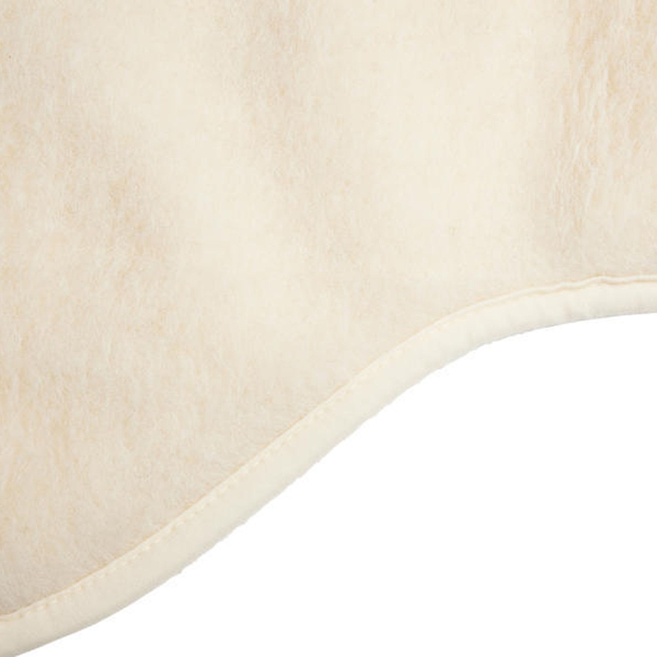 Merino wool elastic warming belt natural