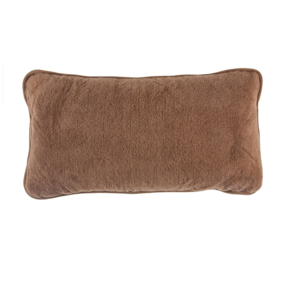Wool Pillow 40x70 Brown