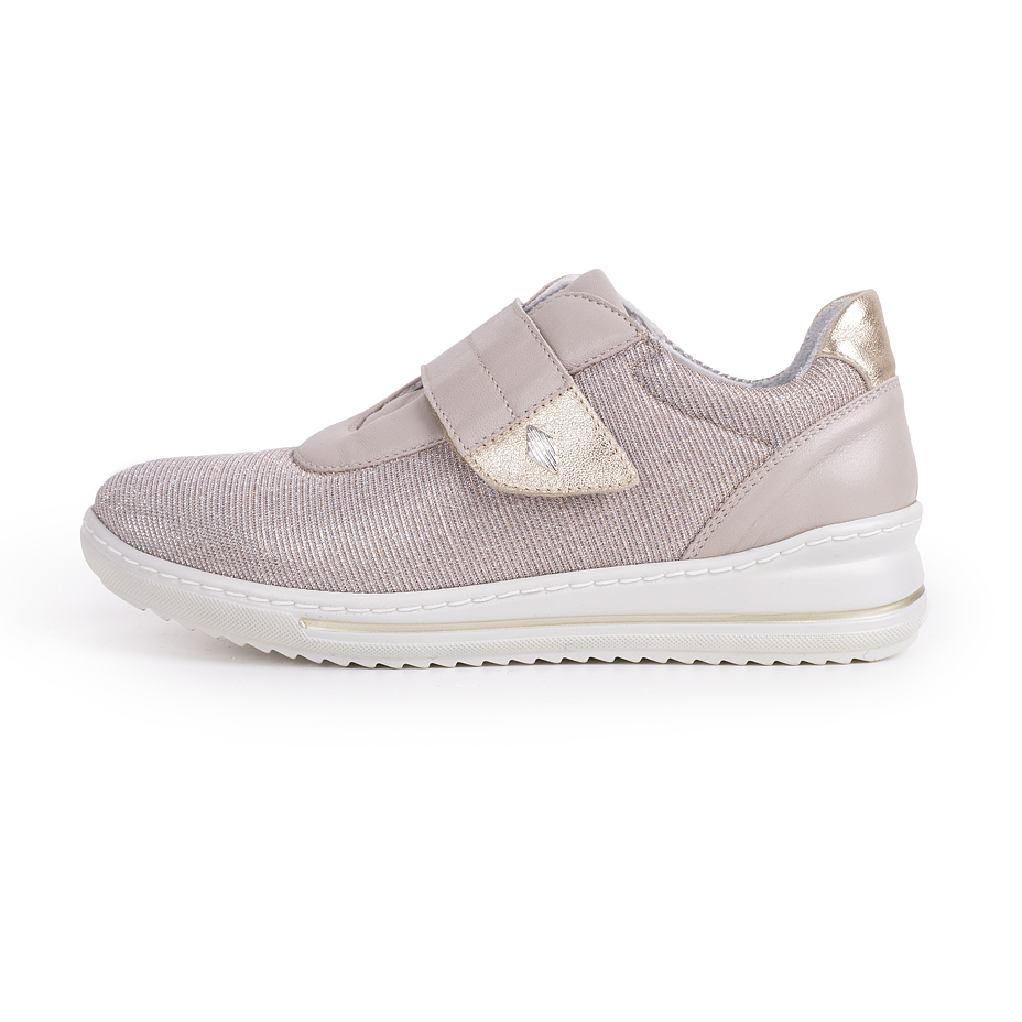 Women's leather sneakers Ingrid Beige