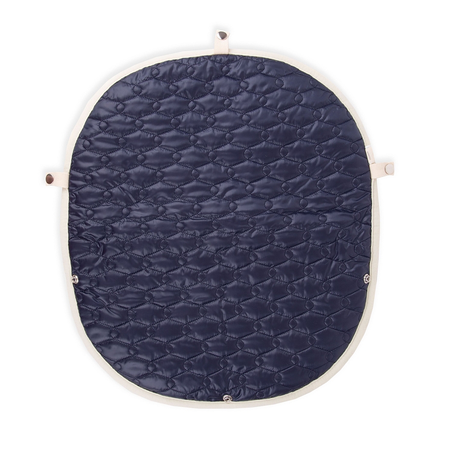 Wool Hand Muff Blue