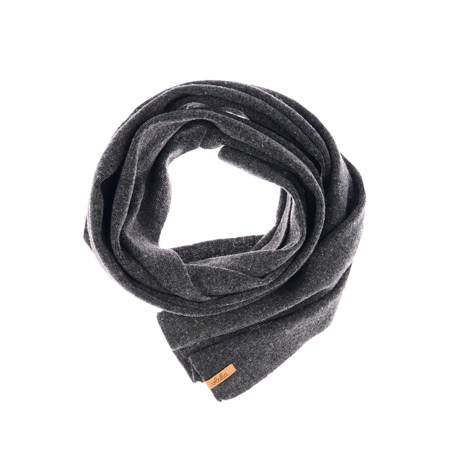 Vlnka Wool Scarf B01 Dark Grey