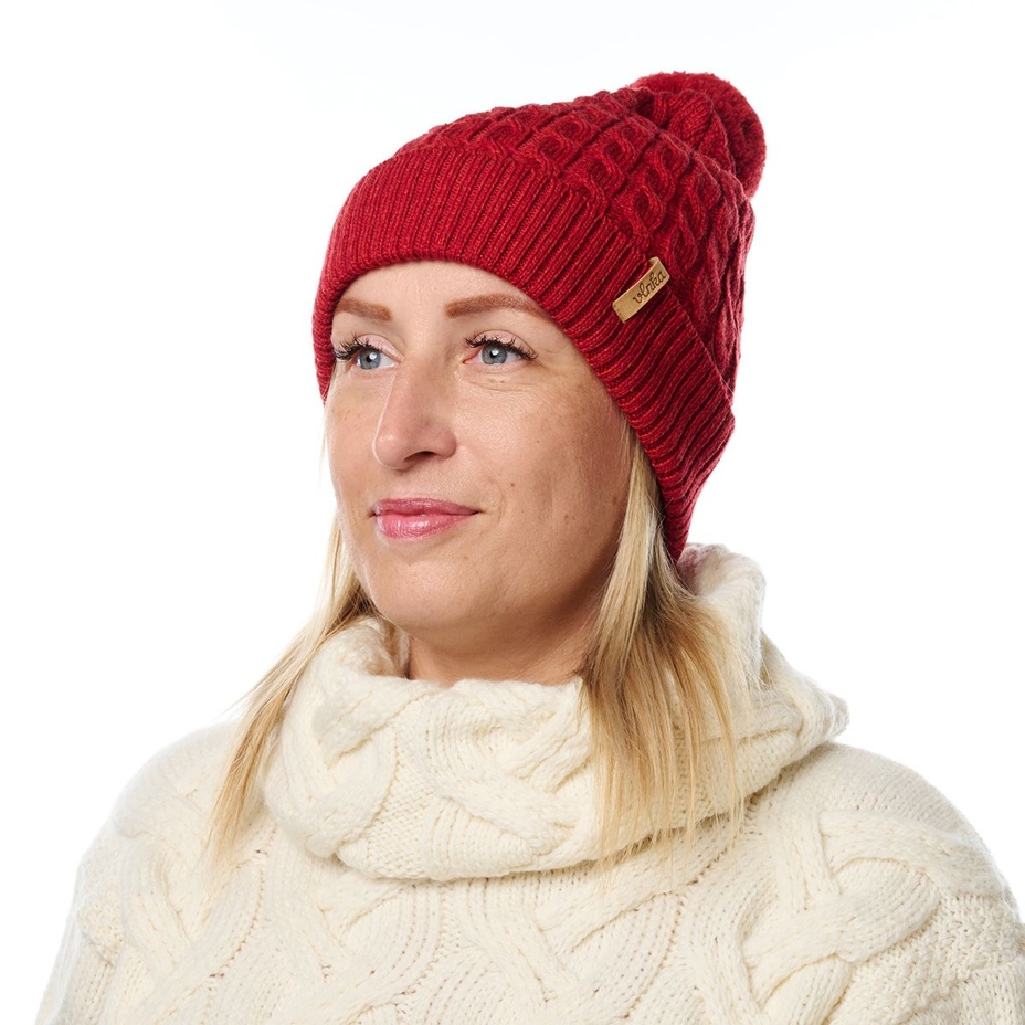 Wool Beanie V23 Red