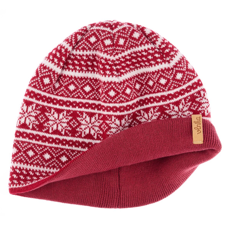 Vlnka Wool Beanie V24  Red