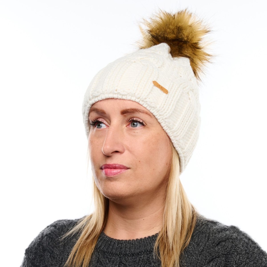 Vlnka Wool Beanie V08 Natural