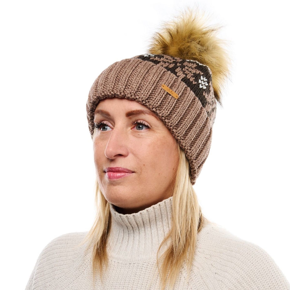 Vlnka Wool Beanie V14 Brown
