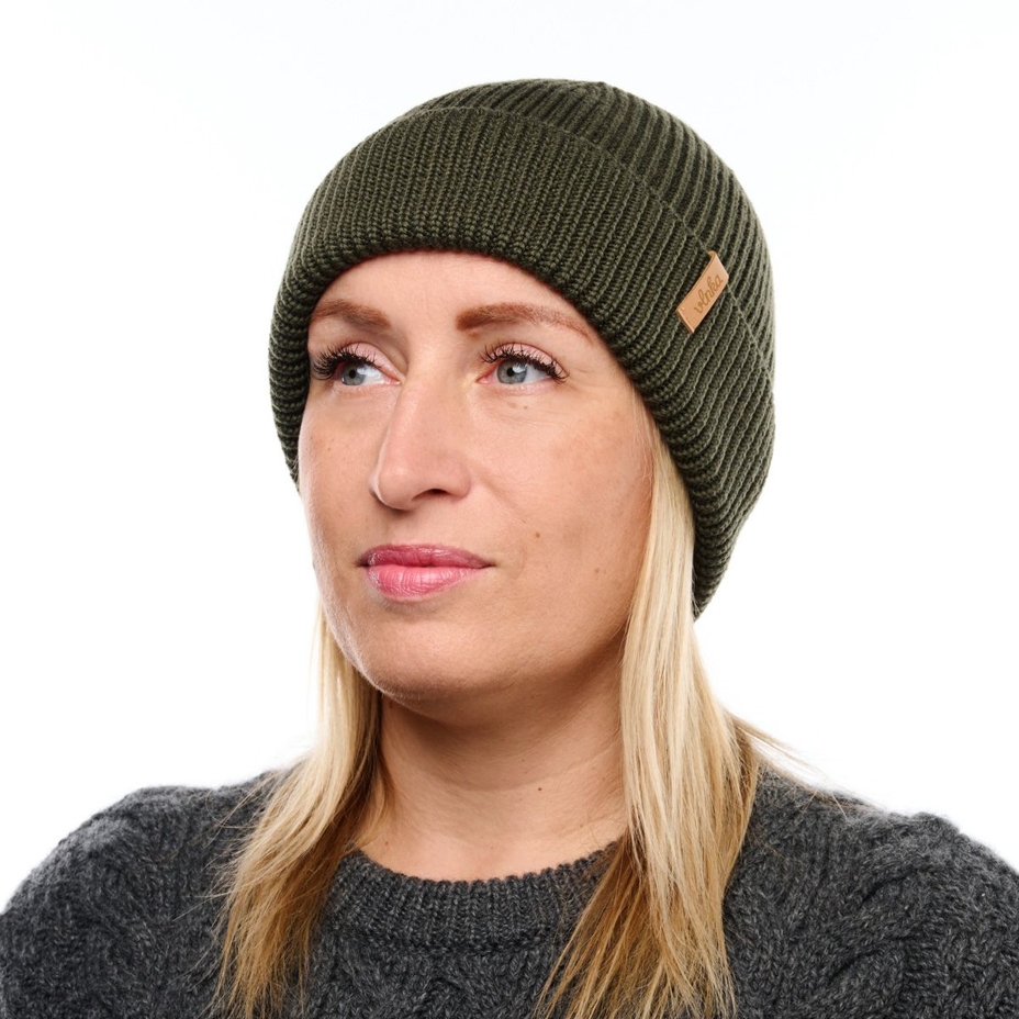 Vlnka Wool Beanie V21 Green