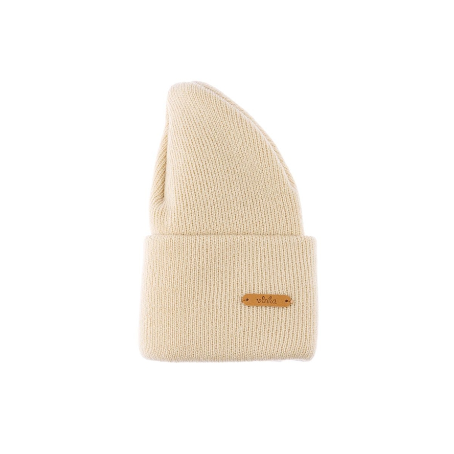 Vlnka Kids’ Wool Beanie V16 Beige