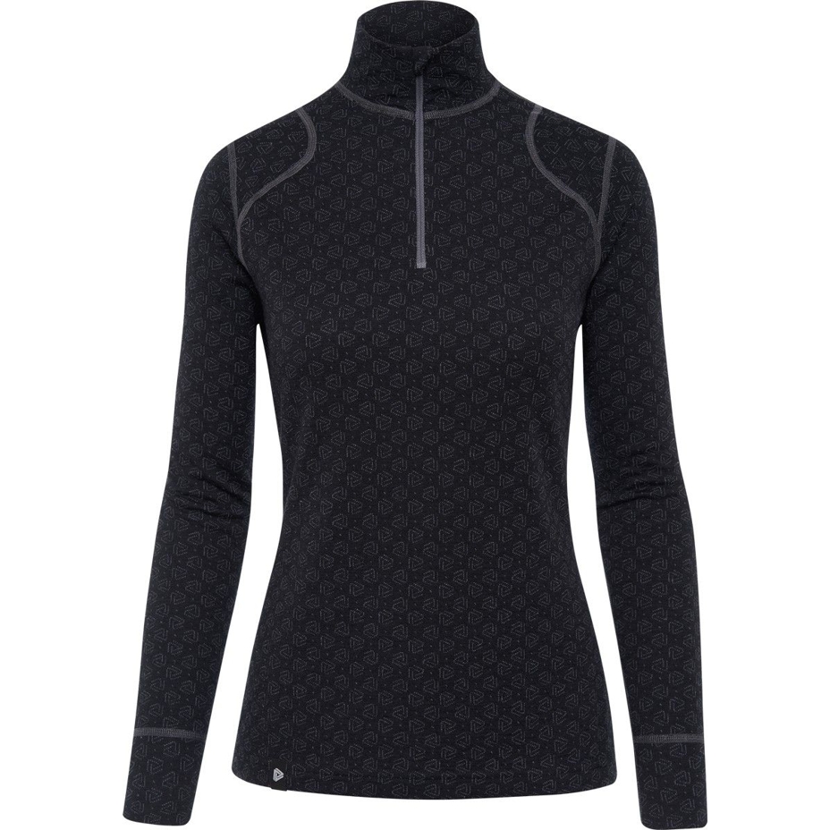 Women's Performance MERINO XTREME THERMOWAVE Top with zip Black